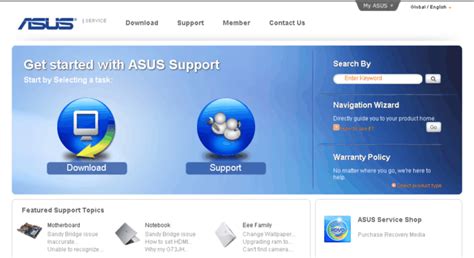 asustek support|asus product support site.